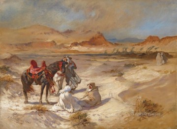 砂漠のシロッコ フレデリック・アーサー・ブリッジマン Oil Paintings